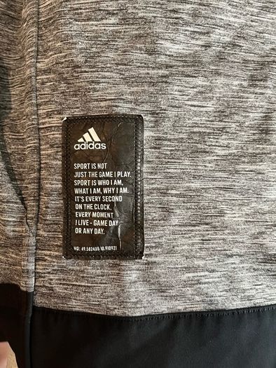 ADIDAS reversible jacket top size large