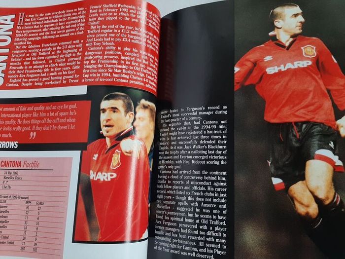 man United vintage book1996