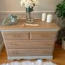 Solid Oak Chest of Drawers Image 7