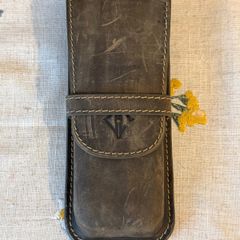 Fountain Pen - Genuine Leather 3 Pen Case - Dee Charles - brand new
