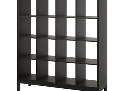 IKEA Kallax shelving unit with under frame