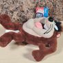 Vintage Looney Tunes Taz Tasmanian Devil Teddy Soft Toy Plushie Tagged Play By Play 1998 Image 8