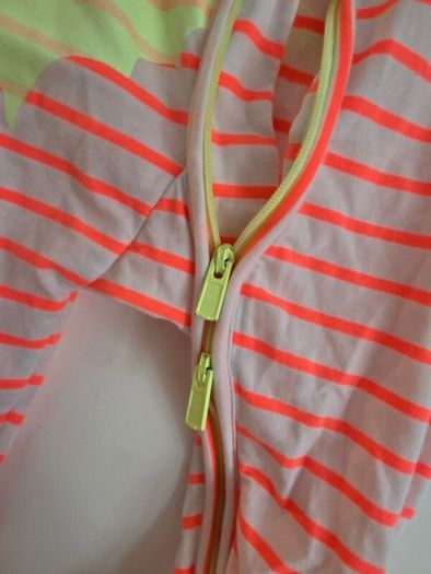 0-3m, 2 Way Zip Up Bonds Wondersuit Sleepsuit - Glow in The Dark