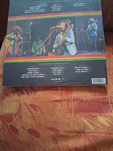 lp Bob marley and the wailers live a 3 LP Set Deluxe edition.