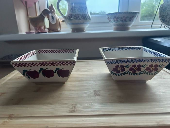2 Nicholas Mosse square bowls