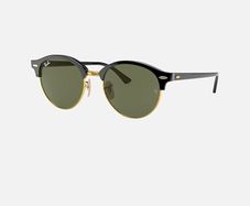RAY BAN Black Clubround Polarised RB 4246 901/58 - Rrp 155 euro