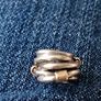 Pandora 14 karat gold and 925 silver love knot forget me not charm perfect Valentine's Day Gift FREE STANDARD POSTAGE INCLUDED Image 7