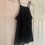 Papaya Black Lace Peplum Top Image 3