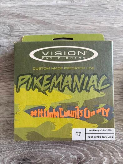Pikemaniac Fly Line WF10 Fast Intermediate to Sink3
