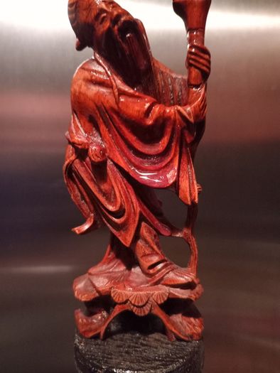 Antique Chinese Rosewood Sculpture