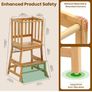 COSYLAND Toddler Kitchen Step Stool Tower Image 3