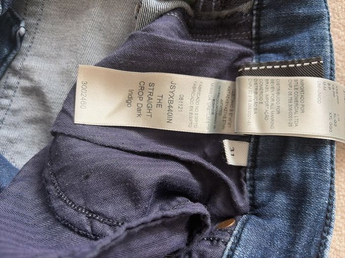 7 for All Mankind Dark Blue jeans size 31