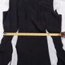 Apart Black White Ruffle Trim Colorblock Sleeveless A-Line Midi Dress 12UK/40EU Image 9