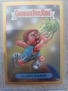 GarbagePailKids 46/50 GOLD Gloppy Gavin