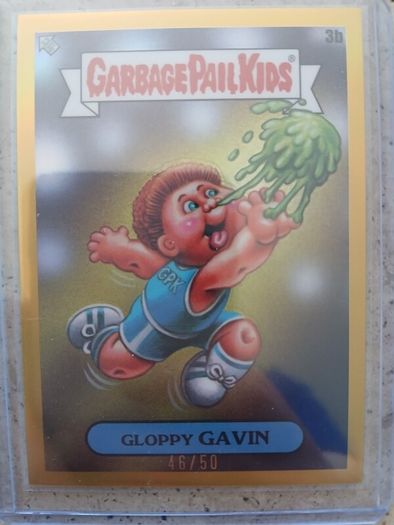 GarbagePailKids 46/50 GOLD Gloppy Gavin