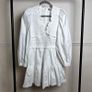Sea New York Broderie Anglaise Mini Dress Sz 6UK 2US XS White Smocked Ruffle Image 3