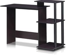 NEW SALE | Efficient Home Laptop Notebook Computer Desk, Study Desk, Writing Desk, Dark Walnut