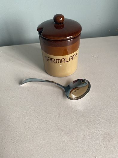 Vintage  pottery marmalade Jar