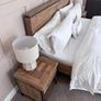 Bedroom Furniture Set Bed Frame, 2 Bedside Units & 7-Drawer Dresser with Mirror Excellent Condition Image 3