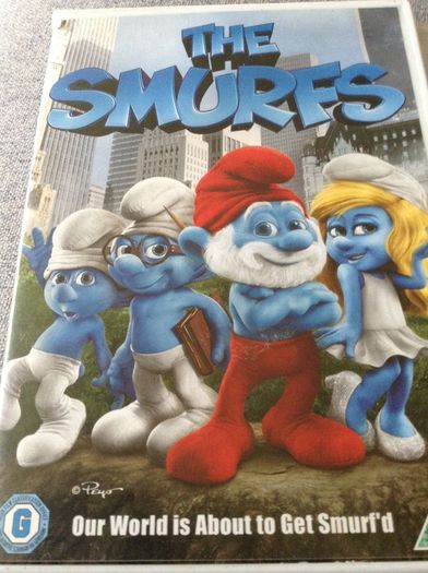 , The Smurfs DVD and mini- figures