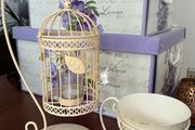 Lantern and flower pot