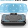 Vibration Plate Exercise Machine for Lymphatic Drainage with 199 Speeds & 7 Auto Programmes Image 7