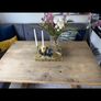 Rustic kitchen table and L bench Image 2