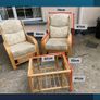 4 Piece Rattan Furniture Set Image 4