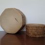 Vintage 50s pair of brickwork pottery planters Image 2