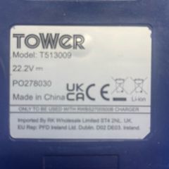 Tower vacuum cleaner battery's