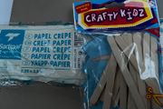 Crepe Paper &amp; Lollipop Sticks
