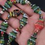 Vintage Venetian Style Fish Desgin & Mix Eyes Glass Beads Necklace Image 7