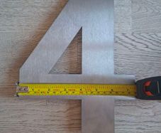 Huge house numbers, 4 & 6