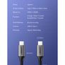 USB 3.1 Type-C to USB-C 4K Ultra HD Cable for Samsung S9 S8 Note 9 8 PD 60W Quick Charge 4.0 USB-C Fast Charger Cable for MacBook Pro Image 4