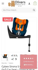 Cybex Sirona S i-Size Group 0+/1 Car Seat - Tropical Blue
