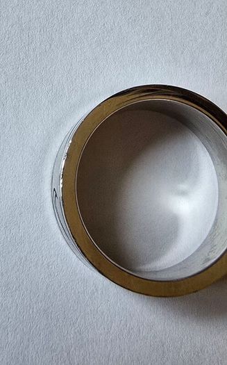 "Nike" Silver Band Rings