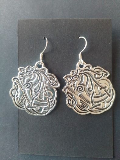 Celtic Water Horse Earrings