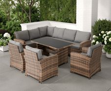 Aspen Corner Rattan Garden Set