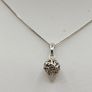 Sterling Silver Necklace with Pendant Image 2