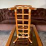 70s Bamboo Heart Shape Magazine Record Rack Image 9