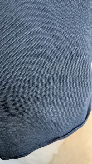 Luca Faloni Pique Shirt Blue Mens 16 41 Made In Italy Cotton Long Sleeve