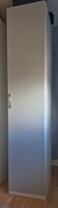 Slim Grey Gloss door  wardrobe
