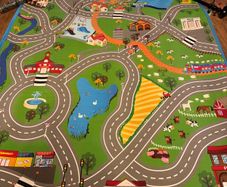 Play mat, road mat