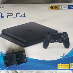 PS4 Slim 1TB Bundle (Firmware 10.71) Boxed with 2 Controllers & Dock