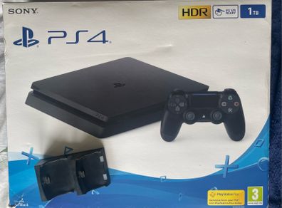 PS4 Slim 1TB Bundle (Firmware 10.71) Boxed with 2 Controllers & Dock