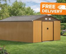 13 x 11ft Metal Shed Large