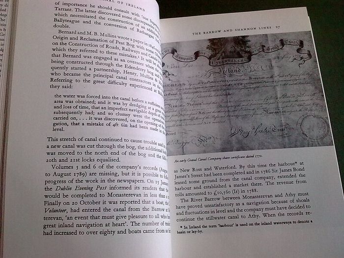 The Grand Canal of Ireland Irish waterways history