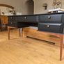 Refinished Mid century Stag Mahogany Desk / Dressing Table Image 2