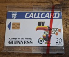 Ireland CallCard "Guinness Toucan - WC 1994", mint in wrapper, 6/1994, 20 Units - free standard postage