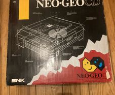 Neo geo cd front loader console